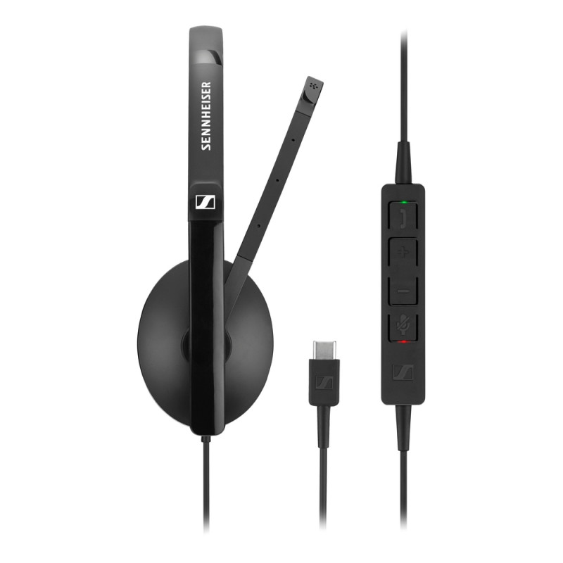 Гарнитура Sennheiser SC 160 USB-C, Черный
